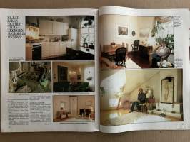 Kotiliesi 1986 nr 21 (7.11.), Sotalesket, sadan markan villat Ruoholahdessa, valaisimet