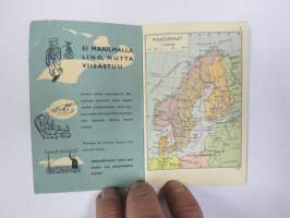 Jokamiehen taskukartasto - pieni maailmankartasto, Postisäästöpankki -mainoslahja