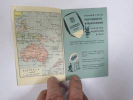 Jokamiehen taskukartasto - pieni maailmankartasto, Postisäästöpankki -mainoslahja