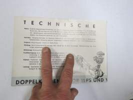 TWN BDG 250 H moottoripyörä -myyntiesite, saksankielinen