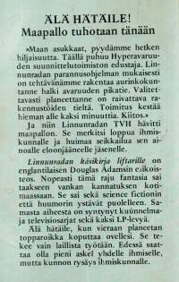 Linnunradan Käsikirja Liftareille