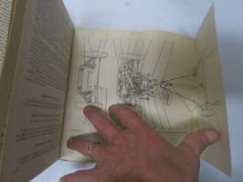 Москвич модель 407 - 423Н - Moskvitsh / Moskvits 407, 423N -käyttöohjekirja (+ akun hoito-ohjeet + varoituslappu kesäöljyistä), alkuperäinen auton mukana toimitettu