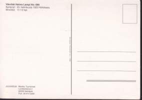 Postikortti -  Hävittäjä-ässä vänrikki Heimo Lampi. Ilmavoitot 13,5 kpl (sota, sotahistoria, ilmasota). 1996. Kulkematon.