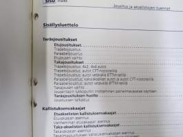 Sisu kuorma-autot - Huolto-ohje - Jousitus ja akselistojen tuennat -korjaamokirjasarjan osa