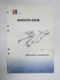 Sisu kuorma-autot - Huolto-ohje - DEB-vetävä akselisto -korjaamokirjasarjan osa