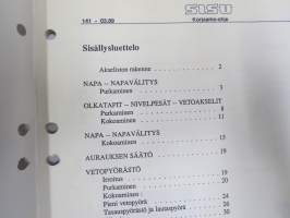 Sisu kuorma-autot - Huolto-ohje - DEB-vetävä akselisto -korjaamokirjasarjan osa