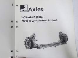 Sisu kuorma-autot - Huolto-ohje - FSND-10 Etuakseli - 10 -korjaamokirjasarjan osa