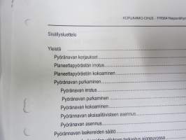 Sisu Axles Sisu FR564 Napavälitys Korjaamo-ohje