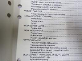 Sisu kuorma-autot - Huolto-ohje - BTE Taka-akseli / BTM Taaempi  teliakseli -korjaamokirjasarjan osa