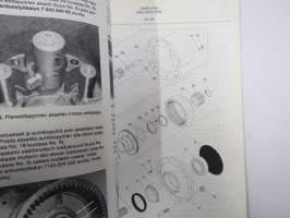 Sisu kuorma-autot - Huolto-ohje - BTE Taka-akseli / BTM Taaempi  teliakseli -korjaamokirjasarjan osa