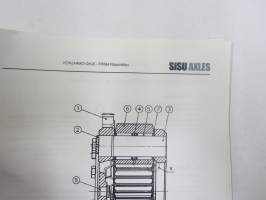 Sisu kuorma-autot - Huolto-ohje - BTE Taka-akseli / BTM Taaempi  teliakseli -korjaamokirjasarjan osa