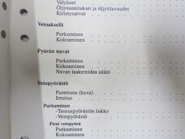 Sisu kuorma-autot - Huolto-ohje - CTR Taka-akselisto -korjaamokirjasarjan osa