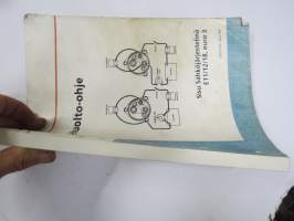 Sisu kuorma-autot - Huolto-ohje - Sähköjärjestelmä E11 / 12 / 18 Euro 3 -korjaamokirjasarjan osa