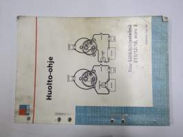 Sisu kuorma-autot - Huolto-ohje - Sähköjärjestelmä E11 / 12 / 18 Euro 3 -korjaamokirjasarjan osa