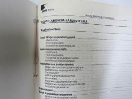 Sisu kuorma-autot - Huolto-ohje - Bosch ABS / ASR-järjestelmä -korjaamokirjasarjan osa
