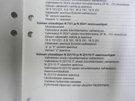 Sisu kuorma-autot - Huolto-ohje - ZF voiman ulosottojen  asennusohje -korjaamokirjasarjan osa