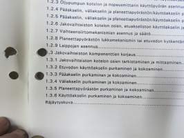 Sisu kuorma-autot - Huolto-ohje - Jakovaihteisto VG-1600/2000 -korjaamokirjasarjan osa