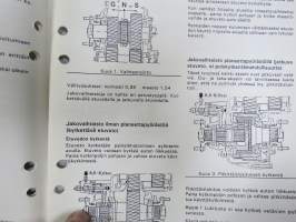 Sisu kuorma-autot - Huolto-ohje - Jakovaihteisto VG-1600/2000 -korjaamokirjasarjan osa