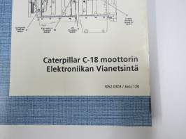 Sisu kuorma-autot - Huolto-ohje - Caterpillar C-18 moottorin elektroniikan vianetsintä -korjaamokirjasarjan osa