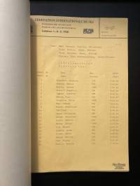 Hiihdon MM-kilpailut 1958 Lahti : Virallinen tulosluettelo = World Ski Championships 1958 : Official List of Results