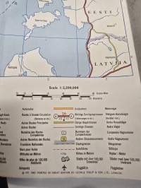 BP Suomi kartta. 1971