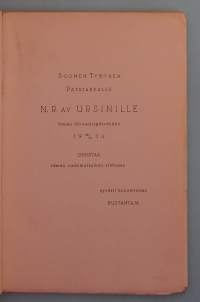N.R. af Ursin: Suomen työväen opettaja ja kunniavanhus.  ( Poliittinen historia, sosiaalidemokratia, erittäin harvinainen )