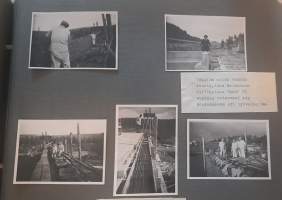 Valokuvakansio Uusi-Värtsilän sulattimon työstä.