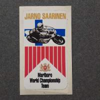 Jarno Saarinen Marlboro World Championship Team -tarra,