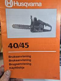 Husgvarna 40 / 45 käyttöohje.