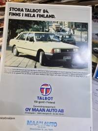 Talbot  solara  GL ja GLS 1983