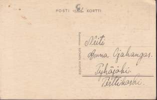 Onnittelukortti/ postikortti - Kukkasia. Parhaimmat onnittelut! 1941 (HS?)