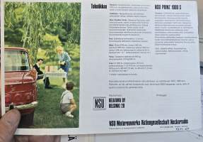 NSU Prinz 1000 S myyntiesite