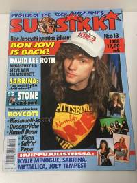 Suosikki 1988 no 13  sisältää julisteet Kylie Minogue, Sabrina, Metallica sekä Joey Tempest