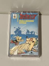 Asterix päälliköiden ottelu c-kasetti  alkuperäispakkauksessa