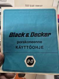 Black &amp; Decker myyntiesite ja käyttöohje.