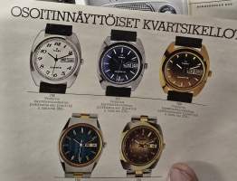 Timex kello myyntiesite 1978