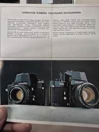 Minolta XM kamera myyntiesite.