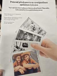 Polaroid SX-70  kameran myyntiesite.