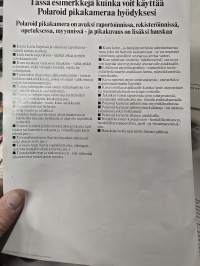 Polaroid SX-70  kameran myyntiesite.