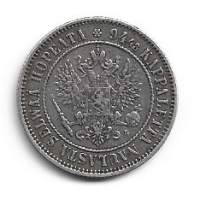 1 markka  1892  hopeaa