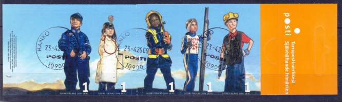 Filatelia Suomi - Monikulttuurinen Suomi -vihko  V78 (LAPE 1933-1937). Kaunisleimainen.