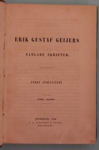 Samlade skrifter, Förra afdelningen I–II (1849–1850).  ( Suuret ajattelijat, keräily, kaksi alkuperäistä osaa 13 osaisesta sarjasta )