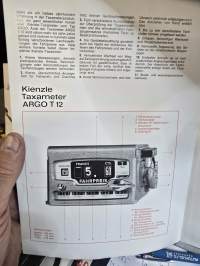 Kienzle taxameter ARGO T 12 myyntieite