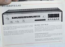 Eltra stereoradio 1037 og 1040 handbog