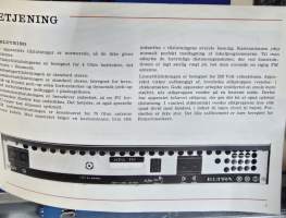 Eltra stereoradio 1037 og 1040 handbog