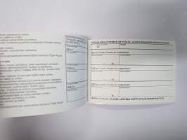 Tunturi mopedi / mopo (Morini Franco Motori M 101 K -moottori) 1992 tekniikka - käyttö - huolto + haltijakirja