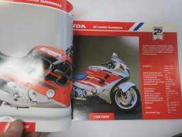 Honda 1990 moottoripyörät - Honda 30 vuotta Suomessa -myyntiesite