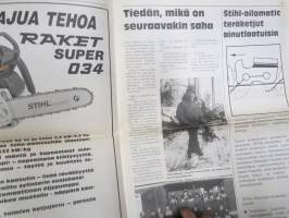 Mottimestari 1987 nr 4 - moottorisahamiesten ammattilehti, Stihl-Raket