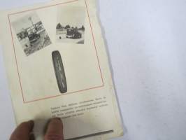 Nokia - Yleinen autorengasopas, kanttiautoaikakauden julkaisu renkaista ja niiden käytöstä, vioista, korjauksesta ym.