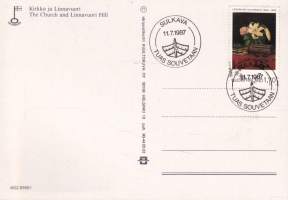 Filatelia Suomi - Sulkavan soudut 11.7.1987. Erikoisleimakortti. (M22-B5561)